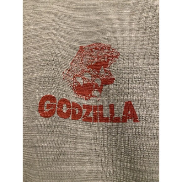 Godzilla Ukiyo-e 2 Side Graphics T-Shirt  GZUT-006 JAPAN XL / Fits L Gray NWT - Picture 10 of 16